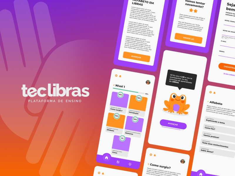 Plataforma para ensino de Libras